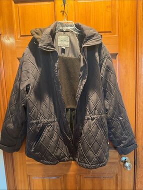 Pacific Trail Outdoor Wear Women’s Quilted Dark Green Hooded Jacket Size Large